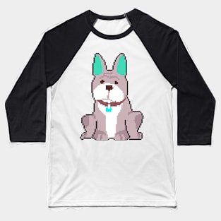 Woof-tastic Style: Pixel Art Dog Design for Trendy T-Shirts Baseball T-Shirt